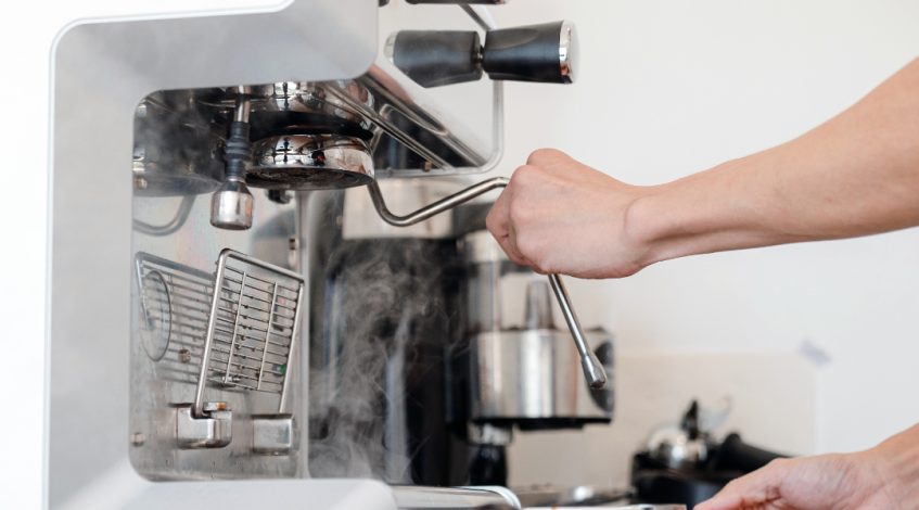 Image of a home coffee machine.