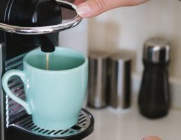 Image of a coffee being made.