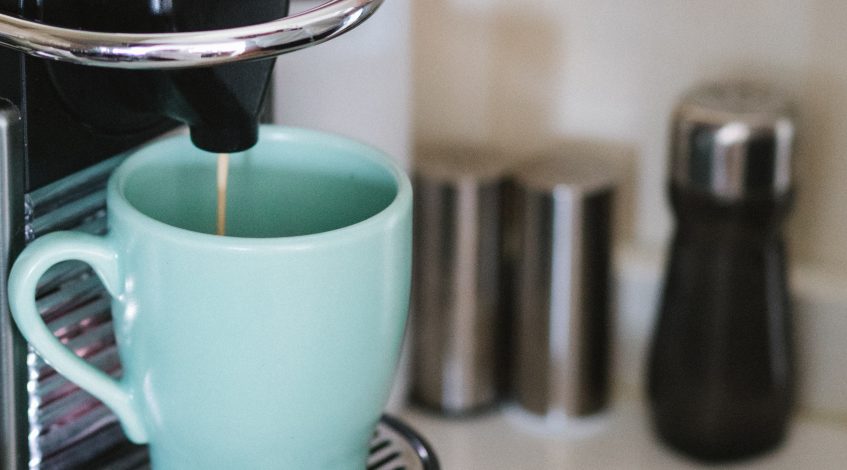 Image of a coffee being made.
