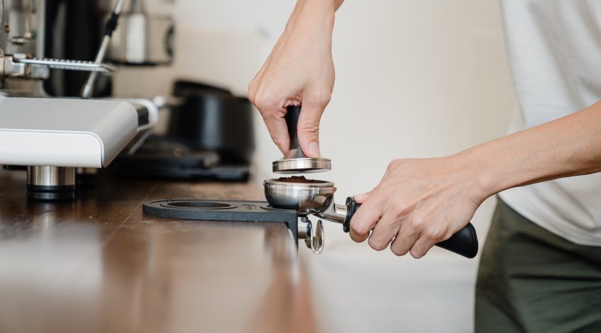 Image of an Espresso Tamper.